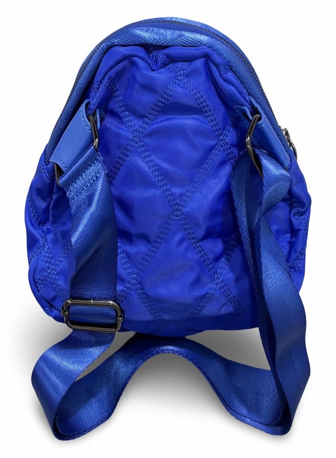 GLOSSY Nylon Crossbody Quilt Design Sling Bag For Women, Lightweight Casual Travel Shoulder Bag with Adjustable Strap, Spacious Top Zip Compartment - Image 5